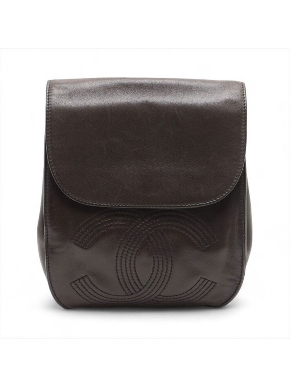 Chanel Backpack Lambskin CC Logo - Picture 2 of 10